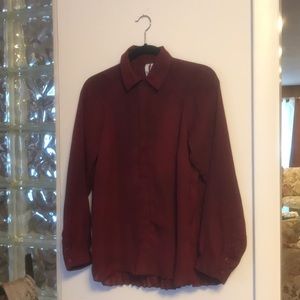 Burgundy woman’s blouse